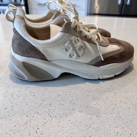 Tory Burch Good Luck Low-Top Sneakers Size 8.5 - Picture 9 of 10